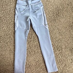Light purple Gray Athletic Leggings